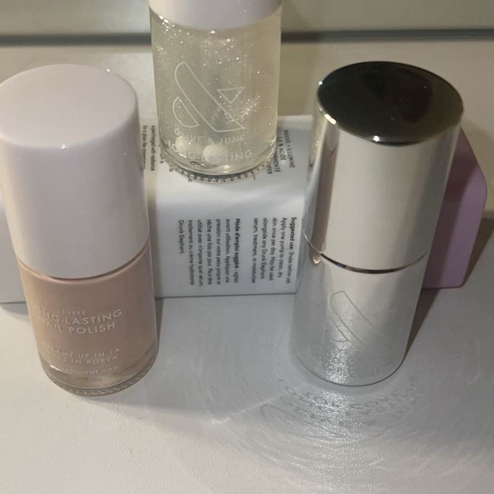 Olive&June Long Lasting Nail Polish Set 3 count BUNDLE